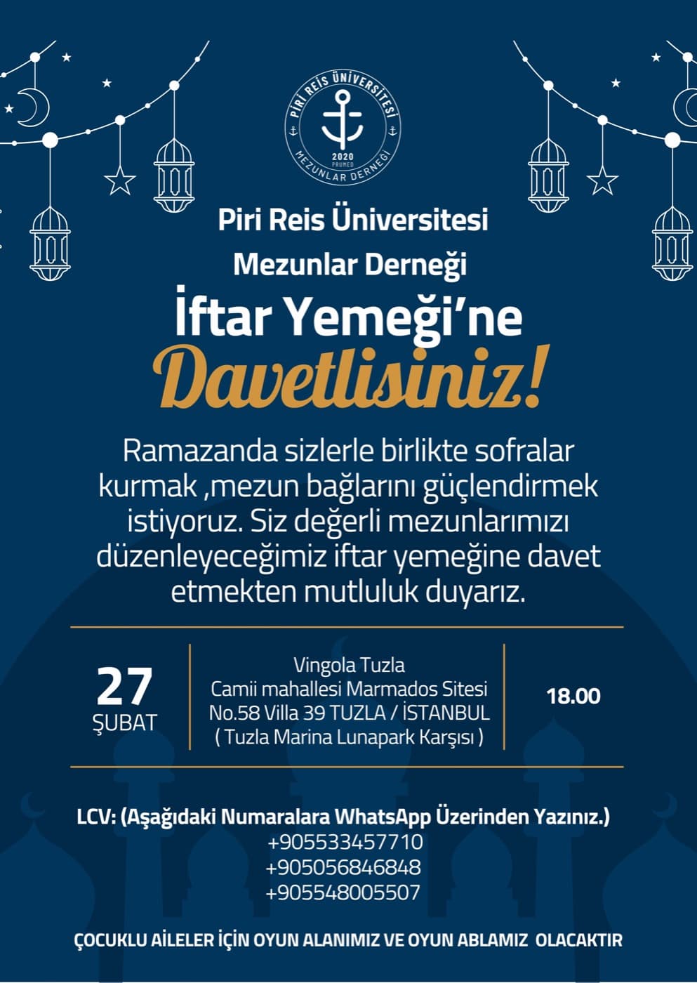 PRUMED İftar Yemeği